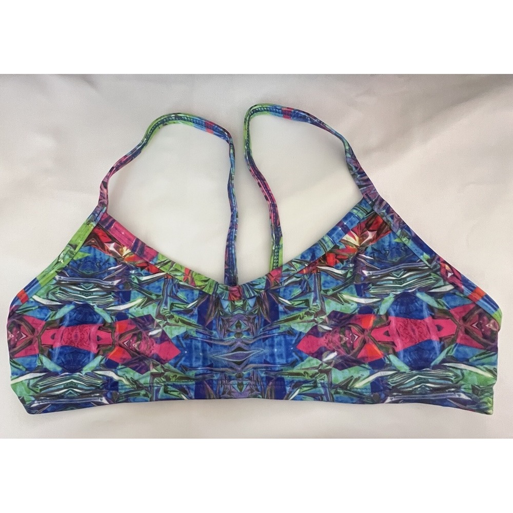 Jolyn Bikini‎ Swim Top Ghost Large Multicolor (Glazer) New with tags